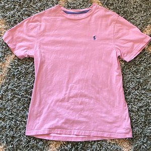 Kids L pink Polo tee